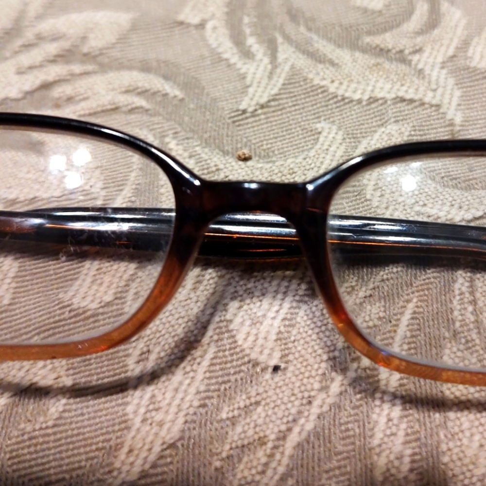 👓🤎👓 Fab Vintage 90's Cinnamon Brown Prescription Eyeglasses - Picture 11 of 13